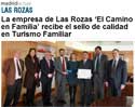 ECEF. Entrega del Sello de Turismo Familiar. Nota de prensa en madridactual.es